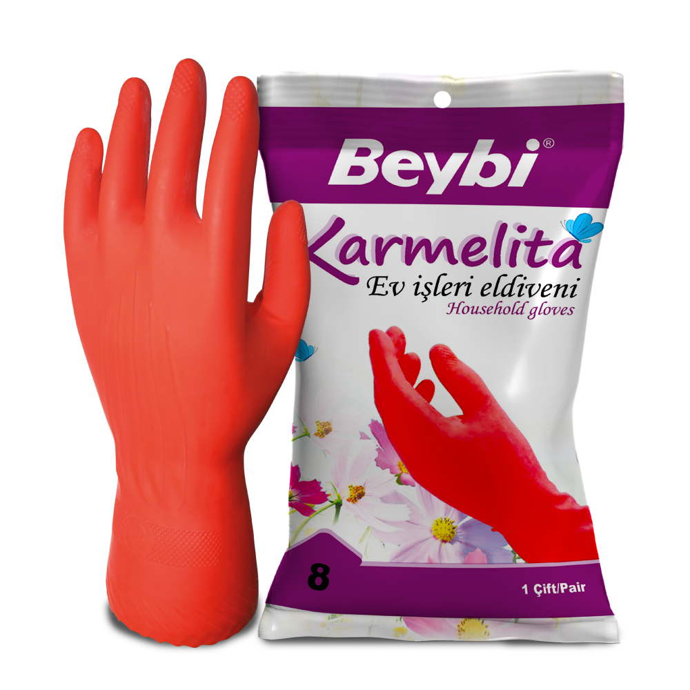Beybi Karmelita Temizlik Eldiveni