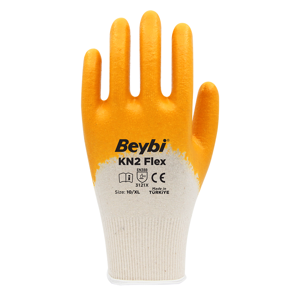 Beybi KN2 Flex Pamuk Nitril İş Eldiveni