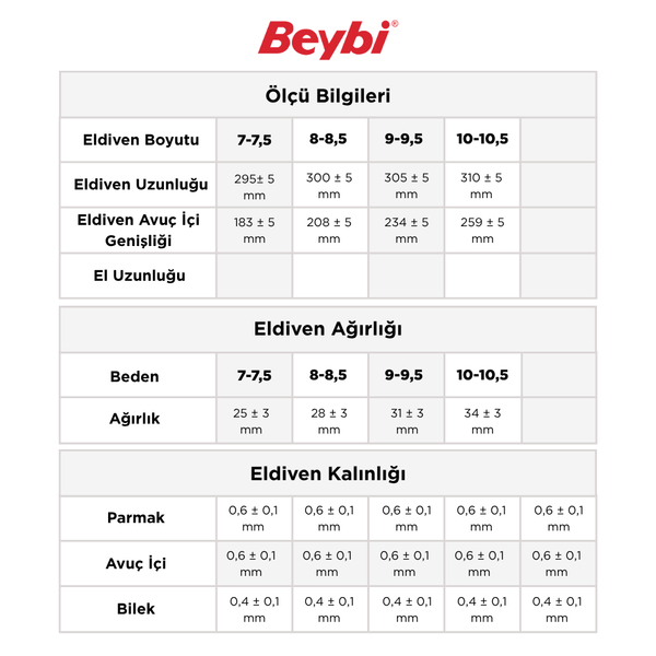 Beybi Ekonomik Temizlik Eldiveni