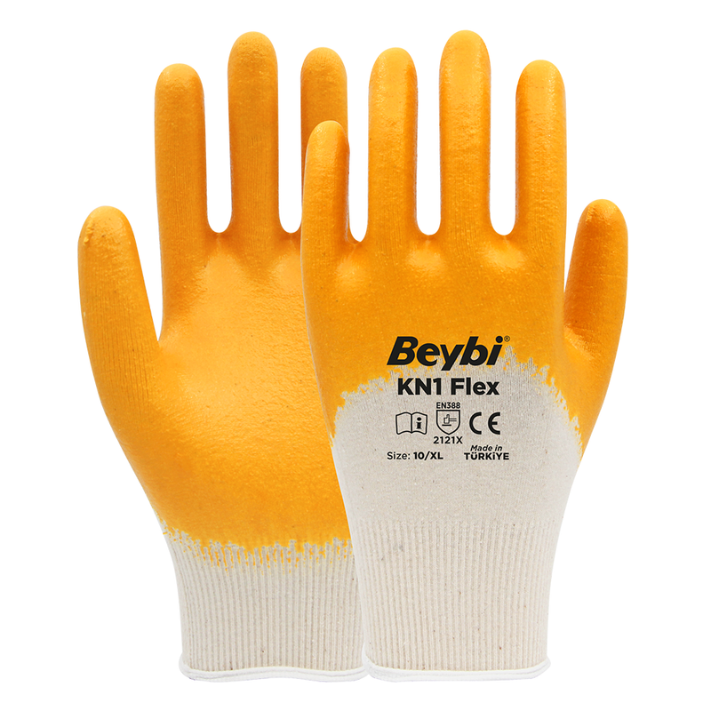 Beybi KN1 Flex Pamuk Nitril İş Eldiveni