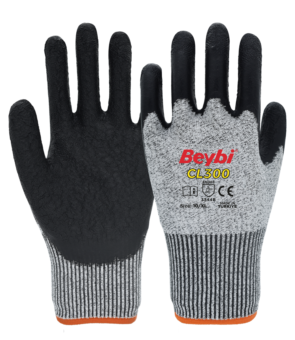 Beybi CL300 Lateks Kaplı Kesilmez Eldiven