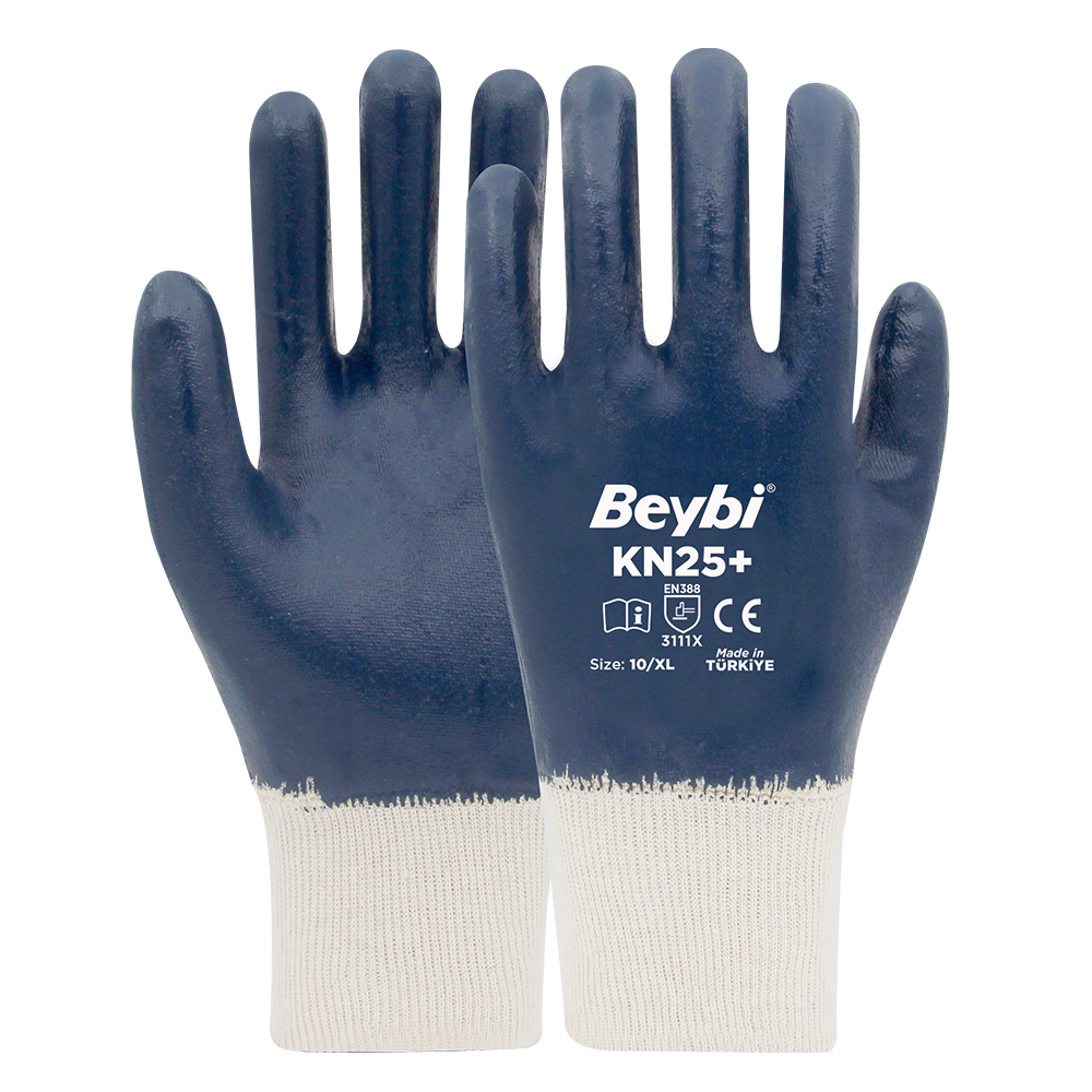 Beybi KN25+ Pamuklu Nitril Eldiven
