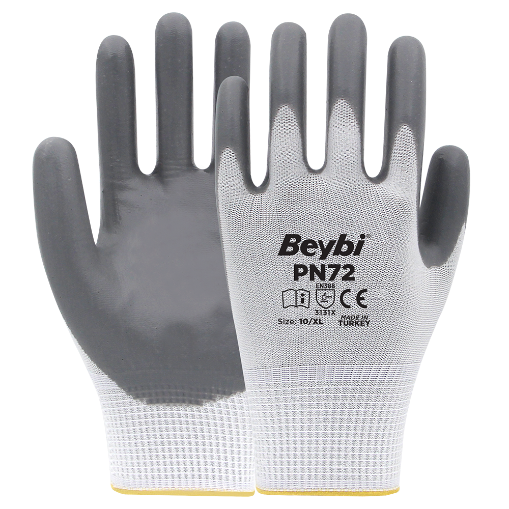 Beybi PN72 Örme Nitril Eldiven