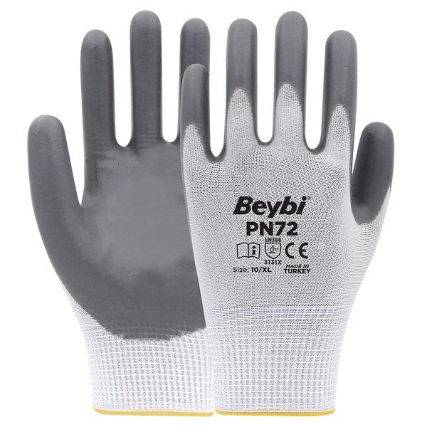 Beybi PN72 Örme Nitril Eldiven
