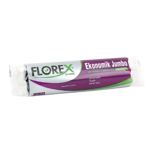 Florex Ekonomik Jumbo Çöp Torbası 80X110 cm 350 gr