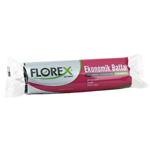 Florex Ekonomik Battal Çöp Torbası 72x95 cm 300 gr