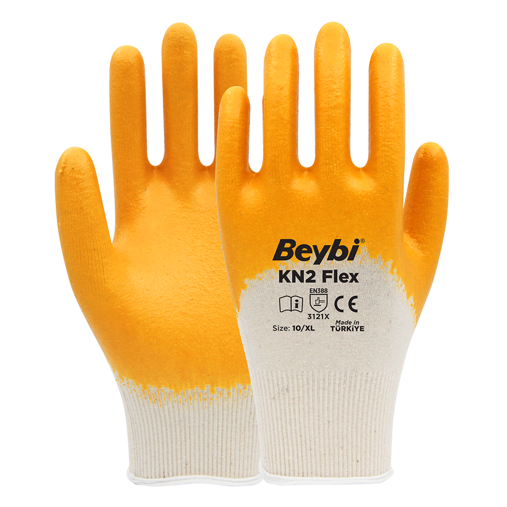Beybi KN2 Flex Pamuk Nitril İş Eldiveni