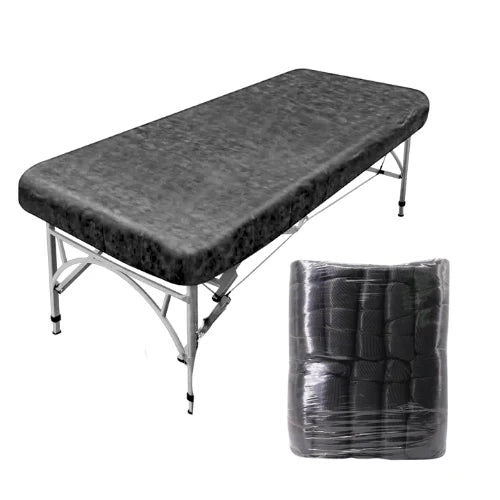 Tek Kullanımlık Sedye Örtüsü Siyah 80x240 cm 50’Lİ